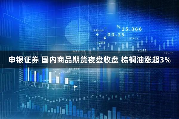 申银证券 国内商品期货夜盘收盘 棕榈油涨超3%