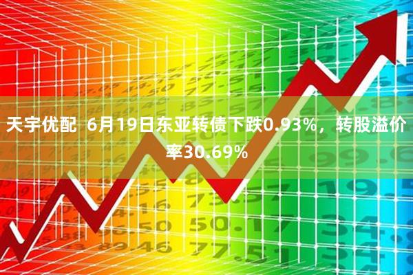 天宇优配  6月19日东亚转债下跌0.93%，转股溢价率30.69%